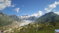 Archiv Foto Webcam Riederalp - Aletschgletscher 09:00