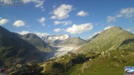 Archiv Foto Webcam Riederalp - Aletschgletscher 17:00