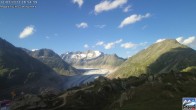 Archiv Foto Webcam Riederalp - Aletschgletscher 19:00