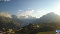 Archiv Foto Webcam Riederalp - Aletschgletscher 06:00