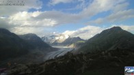 Archiv Foto Webcam Riederalp - Aletschgletscher 17:00