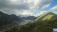 Archiv Foto Webcam Riederalp - Aletschgletscher 17:00