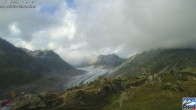 Archiv Foto Webcam Riederalp - Aletschgletscher 19:00