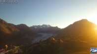 Archiv Foto Webcam Riederalp - Aletschgletscher 05:00