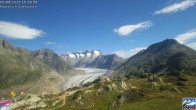 Archiv Foto Webcam Riederalp - Aletschgletscher 09:00