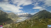 Archiv Foto Webcam Riederalp - Aletschgletscher 11:00