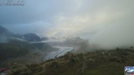 Archiv Foto Webcam Riederalp - Aletschgletscher 19:00
