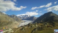 Archiv Foto Webcam Riederalp - Aletschgletscher 09:00