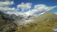 Archiv Foto Webcam Riederalp - Aletschgletscher 15:00