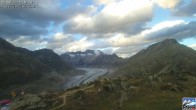Archiv Foto Webcam Riederalp - Aletschgletscher 19:00