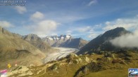 Archiv Foto Webcam Riederalp - Aletschgletscher 09:00