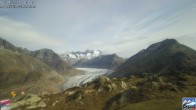 Archiv Foto Webcam Riederalp - Aletschgletscher 09:00