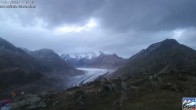 Archiv Foto Webcam Riederalp - Aletschgletscher 19:00