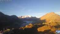 Archiv Foto Webcam Riederalp - Aletschgletscher 17:00