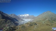 Archiv Foto Webcam Riederalp - Aletschgletscher 15:00