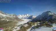 Archiv Foto Webcam Riederalp - Aletschgletscher 09:00