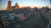 Archiv Foto Webcam Neuss: Blick auf das Quirinus Münster 15:00