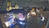 Archiv Foto Webcam Neuss: Blick auf das Quirinus Münster 19:00