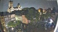 Archiv Foto Webcam Neuss: Blick auf das Quirinus Münster 23:00