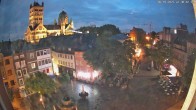 Archiv Foto Webcam Neuss: Blick auf das Quirinus Münster 21:00