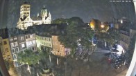 Archiv Foto Webcam Neuss: Blick auf das Quirinus Münster 23:00