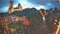 Archiv Foto Webcam Neuss: Blick auf das Quirinus Münster 05:00