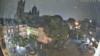 Archiv Foto Webcam Neuss: Blick auf das Quirinus Münster 05:00