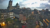 Archiv Foto Webcam Neuss: Blick auf das Quirinus Münster 06:00