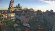 Archiv Foto Webcam Neuss: Blick auf das Quirinus Münster 08:00