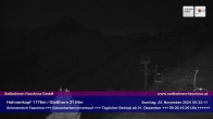 Archiv Foto Webcam Blick auf das Glatthorn, Faschina 23:00