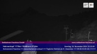 Archiv Foto Webcam Blick auf das Glatthorn, Faschina 21:00