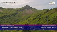 Archiv Foto Webcam Blick auf das Glatthorn, Faschina 13:00