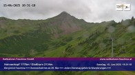 Archiv Foto Webcam Blick auf das Glatthorn, Faschina 17:00