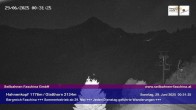 Archiv Foto Webcam Blick auf das Glatthorn, Faschina 23:00