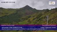 Archiv Foto Webcam Blick auf das Glatthorn, Faschina 19:00