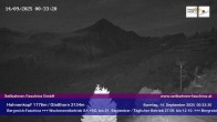 Archiv Foto Webcam Blick auf das Glatthorn, Faschina 23:00
