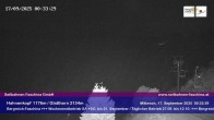 Archiv Foto Webcam Blick auf das Glatthorn, Faschina 23:00
