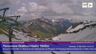 Archiv Foto Webcam Panoramablick von der Glatthornbahn 13:00