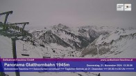 Archiv Foto Webcam Panoramablick von der Glatthornbahn 11:00