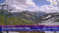 Archiv Foto Webcam Panoramablick von der Glatthornbahn 11:00