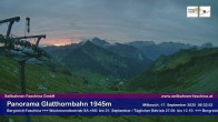 Archiv Foto Webcam Panoramablick von der Glatthornbahn 05:00
