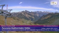 Archiv Foto Webcam Panoramablick von der Glatthornbahn 13:00
