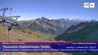 Archiv Foto Webcam Panoramablick von der Glatthornbahn 13:00