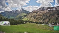 Archiv Foto Webcam Damüls: Blick vom Hertehof 11:00