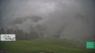 Archiv Foto Webcam Damüls: Blick vom Hertehof 13:00