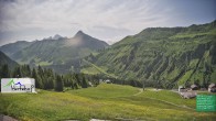 Archiv Foto Webcam Damüls: Blick vom Hertehof 09:00