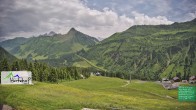Archiv Foto Webcam Damüls: Blick vom Hertehof 13:00