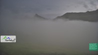 Archiv Foto Webcam Damüls: Blick vom Hertehof 19:00