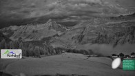 Archiv Foto Webcam Damüls: Blick vom Hertehof 01:00