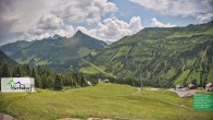 Archiv Foto Webcam Damüls: Blick vom Hertehof 11:00